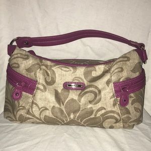 Fabric and leather Koltov purse